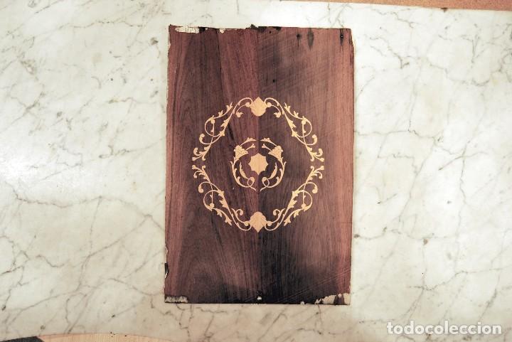 Artesan&iacute;a: JUEGO DE 3 L&Aacute;MINAS DE MARQUETER&Iacute;A - Foto 3