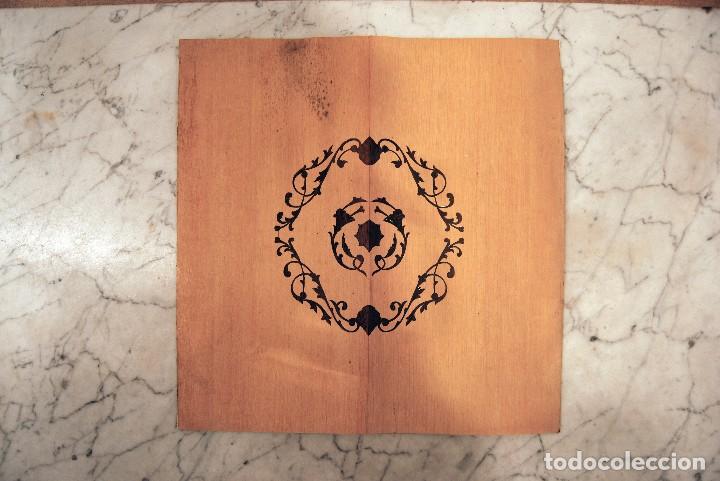 Artesan&iacute;a: JUEGO DE 3 L&Aacute;MINAS DE MARQUETER&Iacute;A - Foto 4