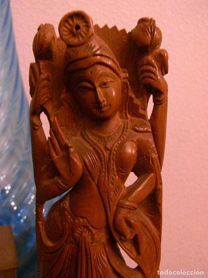 Artesan&iacute;a: DEIDAD ASIATICA, TALLA EN MADERA, 26 CMS - Foto 1