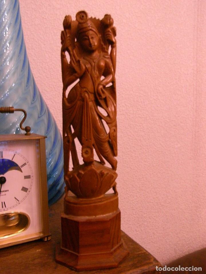 Artesan&iacute;a: DEIDAD ASIATICA, TALLA EN MADERA, 26 CMS - Foto 2