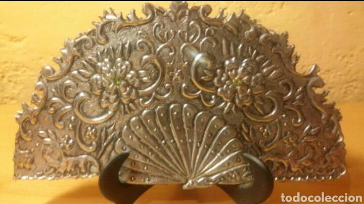 Artesan&iacute;a: Abanico hecho a mano en esta&ntilde;o - Foto 2