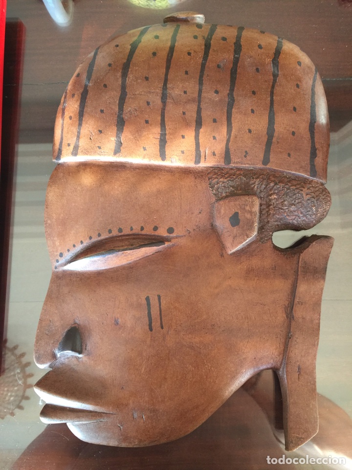 Artesan&iacute;a: M&aacute;scara africana madera - Foto 1