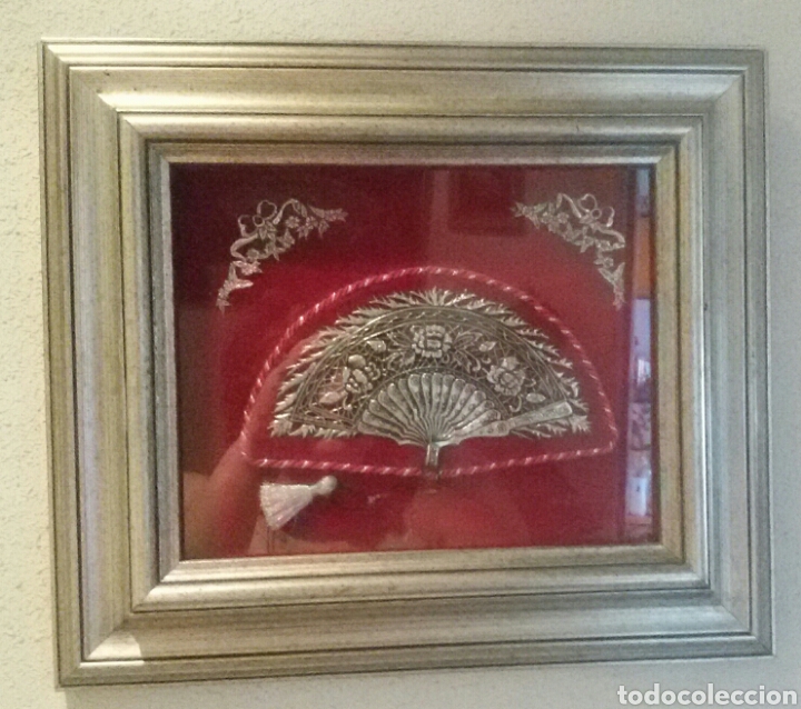 Artesan&iacute;a: abanico hecho a mano en esta&ntilde;o - Foto 1