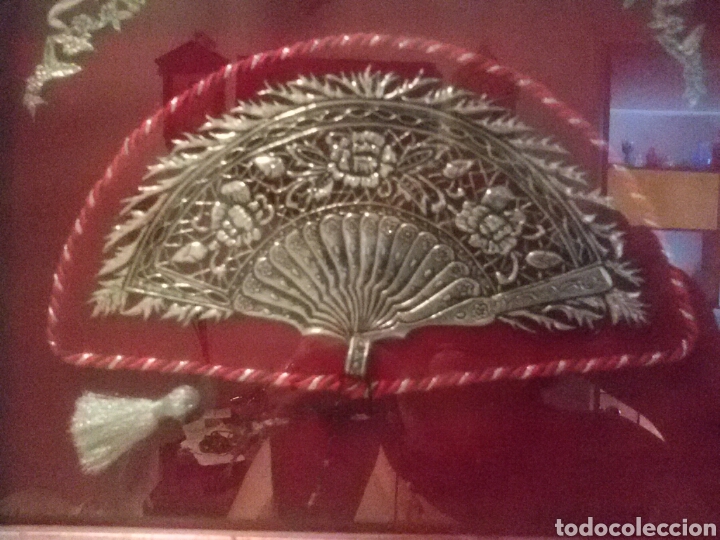 Artesan&iacute;a: abanico hecho a mano en esta&ntilde;o - Foto 2
