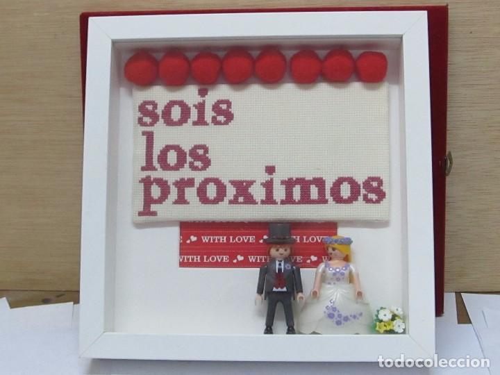 cuadro playmobil boda