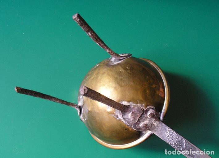 Artesan&iacute;a: Peque&ntilde;o cazo&ndash;tr&eacute;bede de bronce y forja - Foto 3