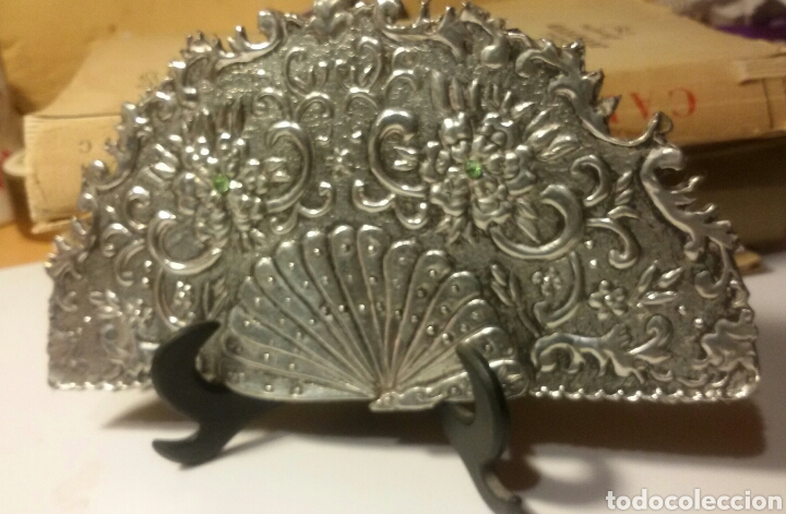 Artesan&iacute;a: Abanico hecho a mano en esta&ntilde;o - Foto 6