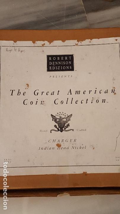 Artesan&iacute;a: Bandeja gran moneda indio 1919. ediciones robert dennison - Foto 4