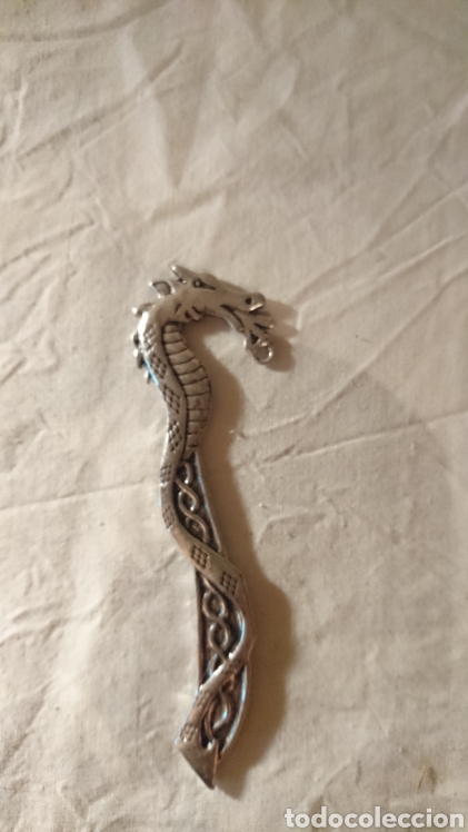 Artesan&iacute;a: Marcapaginas Dragon Metalico - Foto 1