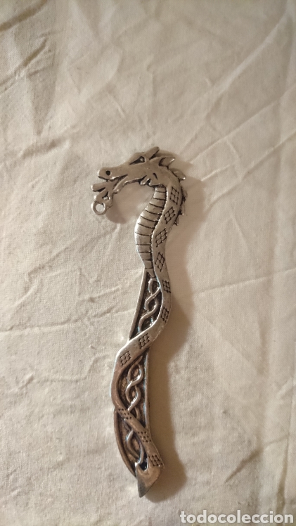 Artesan&iacute;a: Marcapaginas Dragon Metalico - Foto 2