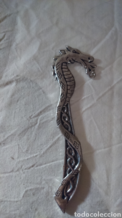 Artesan&iacute;a: Marcapaginas Dragon Metalico - Foto 1