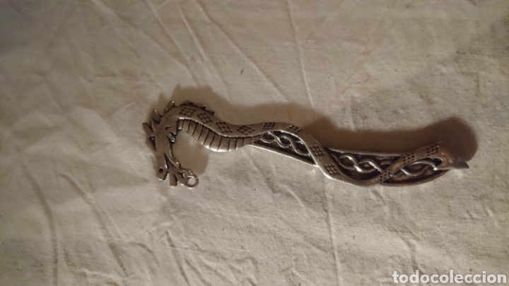 Artesan&iacute;a: Marcapaginas Dragon Metalico - Foto 2