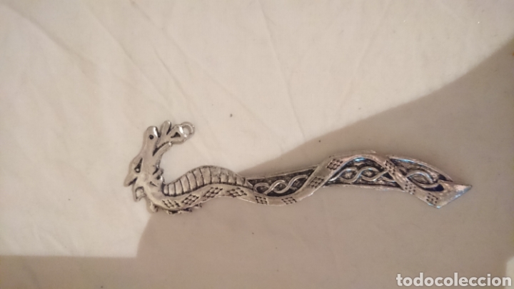 Artesan&iacute;a: Marcapaginas Dragon Metalico - Foto 2