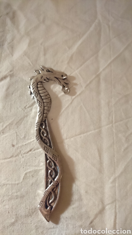 Artesan&iacute;a: Marcapaginas Dragon Metalico - Foto 1
