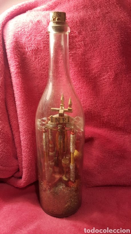 Artesan&iacute;a: CURIOSO CALVARIO DENTRO DE BOTELLA - Foto 3