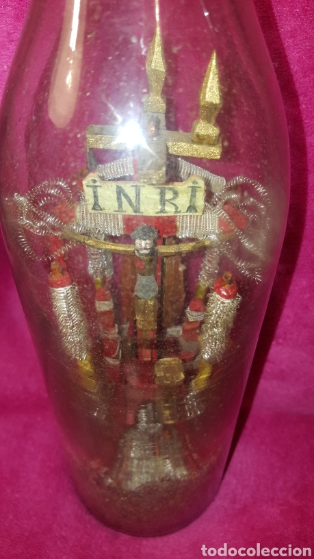Artesan&iacute;a: CURIOSO CALVARIO DENTRO DE BOTELLA - Foto 14