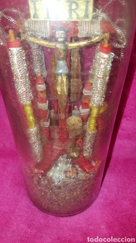 Artesan&iacute;a: CURIOSO CALVARIO DENTRO DE BOTELLA - Foto 15