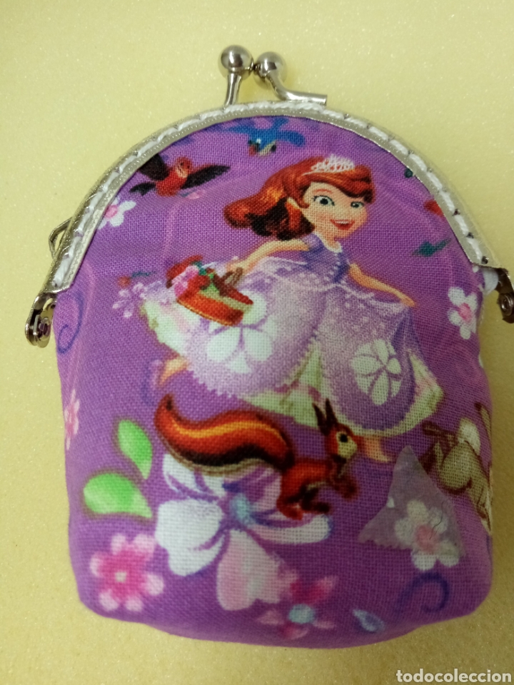 Artesan&iacute;a: Monedero ni&ntilde;a tela princesa Sof&iacute;a - Foto 1