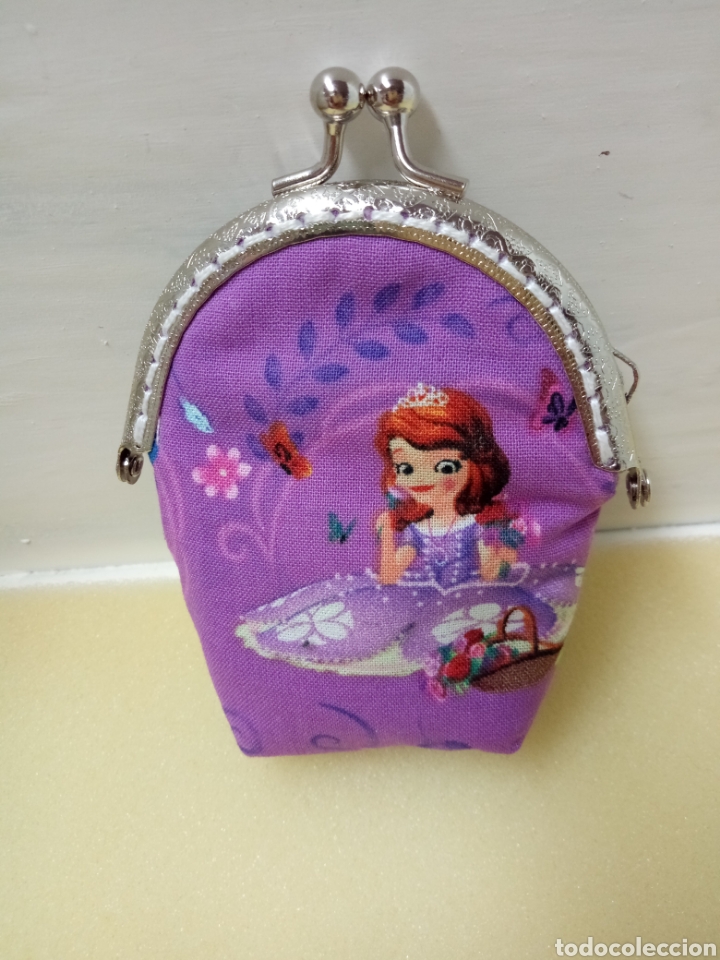 Artesan&iacute;a: Monedero ni&ntilde;a tela princesa Sof&iacute;a - Foto 2