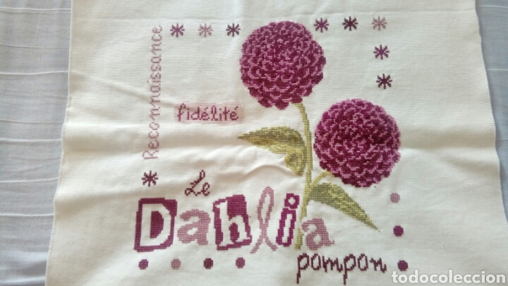 Artesan&iacute;a: Dalia punto de cruz - Foto 1
