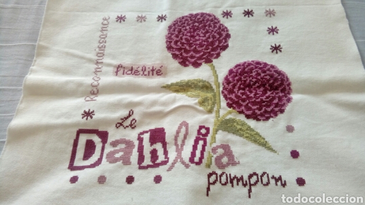 Artesan&iacute;a: Dalia punto de cruz - Foto 5