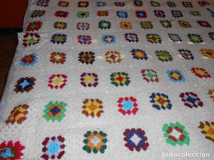 Artesan&iacute;a: COLCHA   DE  LANA  -A  GANCHILLO- - Foto 3