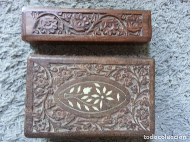 Artesan&iacute;a: CONJUNTO DOS CAJAS LABRADAS A MANO - Foto 1