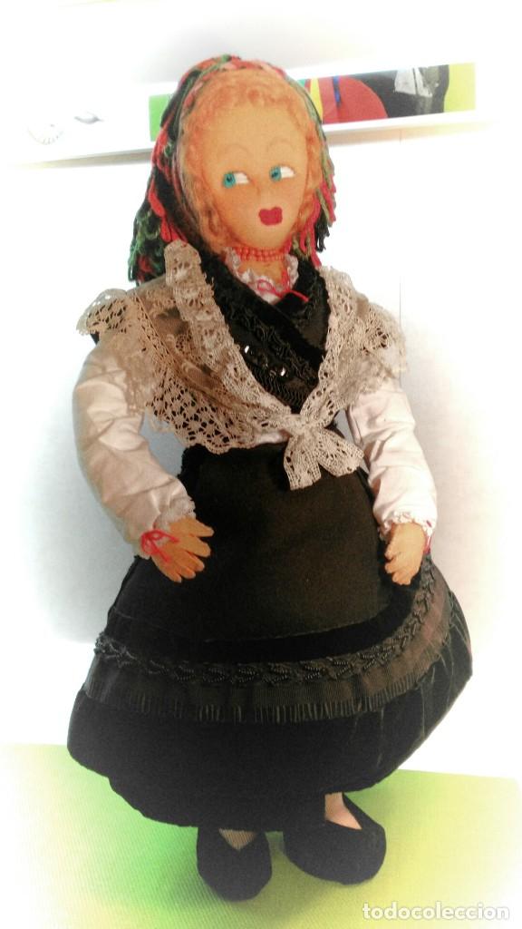 Artesan&iacute;a: Mu&ntilde;eca de fieltro Asturiana - Foto 1