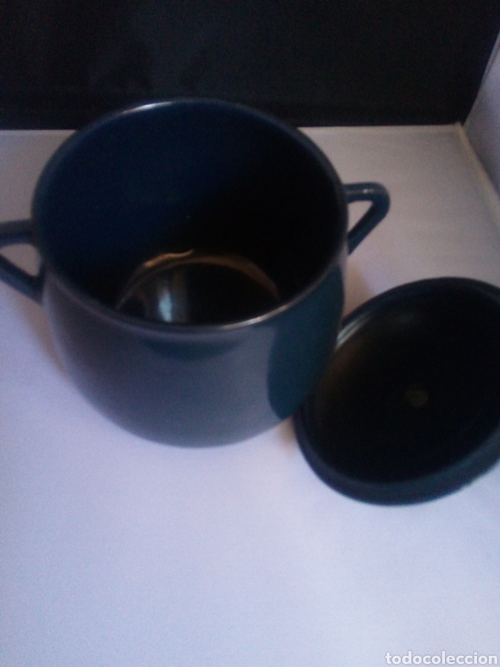 Artesan&iacute;a: Puchero hierro azul esmaltado - Foto 2