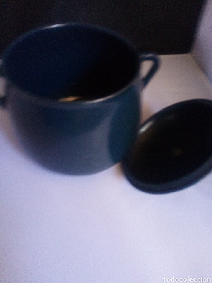 Artesan&iacute;a: Puchero hierro azul esmaltado - Foto 3