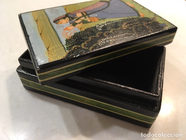 Artesan&iacute;a: Caja pintada mujer india - Foto 1
