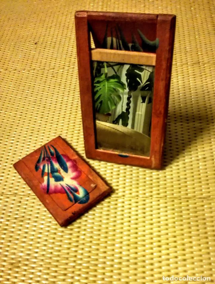 Artesan&iacute;a: dos espejitos antiguos nepalis - Foto 2