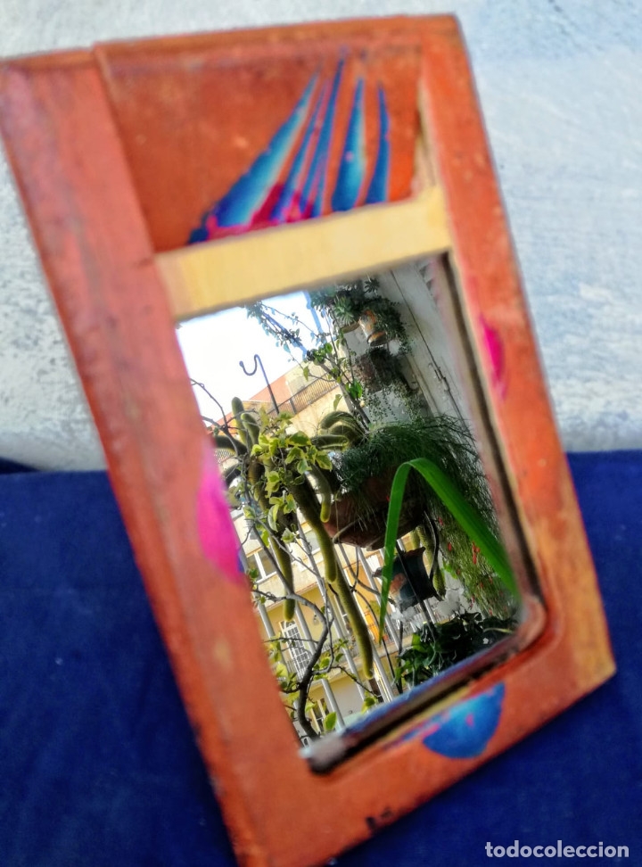 Artesan&iacute;a: dos espejitos antiguos nepalis - Foto 6
