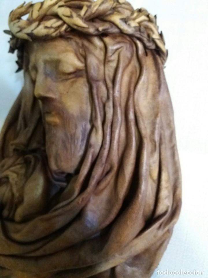 Artesan&iacute;a: IMAGEN CRISTO PIEL REPUJADA - Foto 2