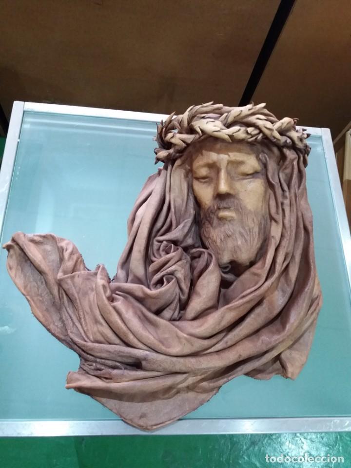 Artesan&iacute;a: IMAGEN CRISTO PIEL REPUJADA - Foto 5