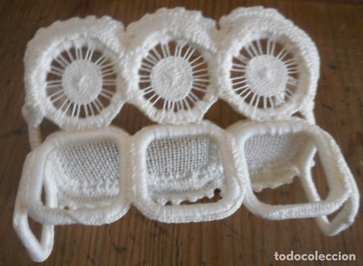 Artesan&iacute;a: Conjunto de sof&aacute;, sillones y mesa en crochet - Foto 3
