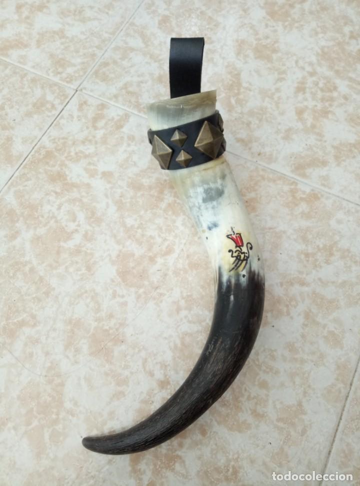 Artesan&iacute;a: Cuerno grande para beber - Foto 1