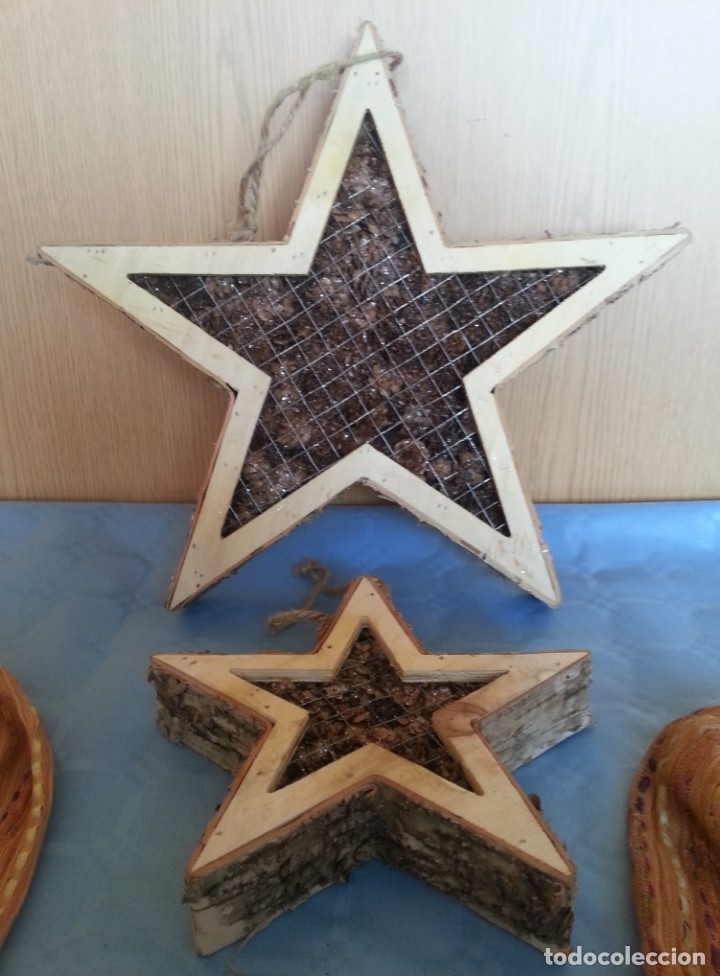Artesan&iacute;a: Estrella. Figuras en madera. Pareja - Foto 2