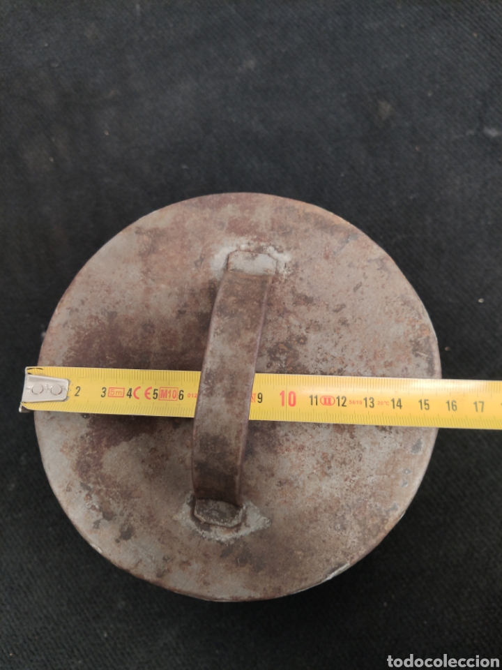 Artesan&iacute;a: ANTIGUO BOTE DE CHAPA CON ASA - Foto 5