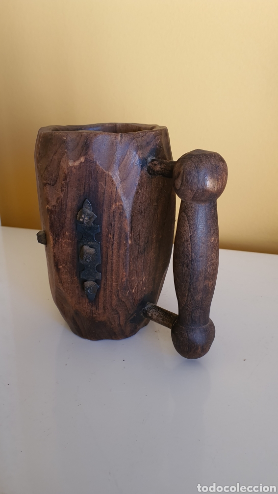 Artesan&iacute;a: Jarra de cerveza en madera - Foto 2