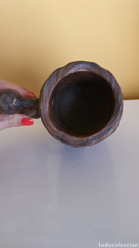 Artesan&iacute;a: Jarra de cerveza en madera - Foto 3