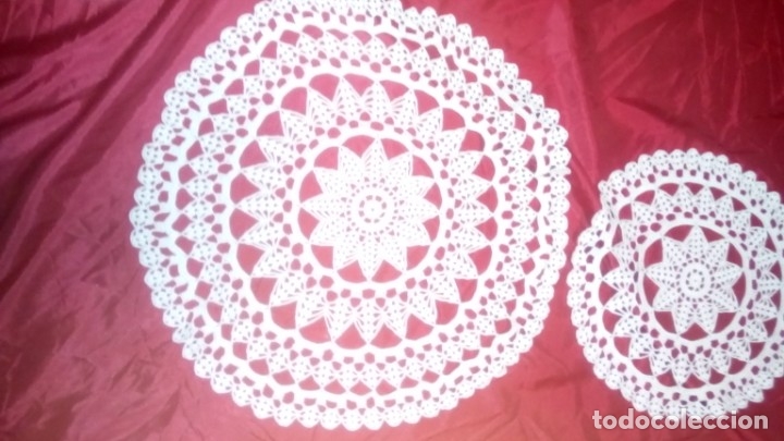Artesan&iacute;a: Conjunto de tapetes de ganchillo - Foto 6