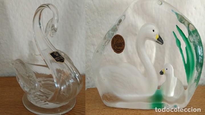 Artesan&iacute;a: CISNES DE CRISTAL DE EDIMBURGO Y DARQUES - Foto 1
