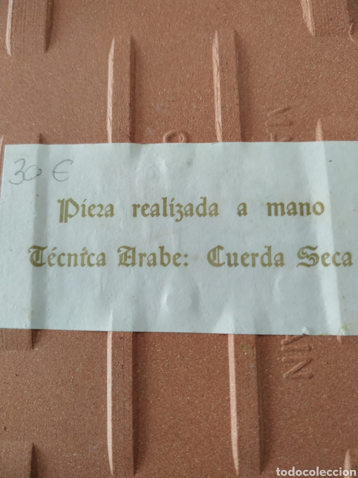 Artesan&iacute;a: Cer&aacute;mica &Aacute;rabe cuerda seca - Foto 3