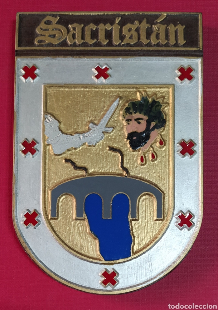 Artesan&iacute;a: Escudo Sacrist&aacute;n en esmalte - Foto 1
