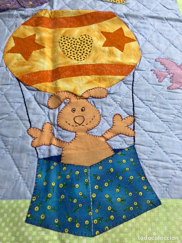 Artesan&iacute;a: COLCHA PARA CUNA DE PATCHWORK-ALGOD&Oacute;N-HECHA A MANO - Foto 3