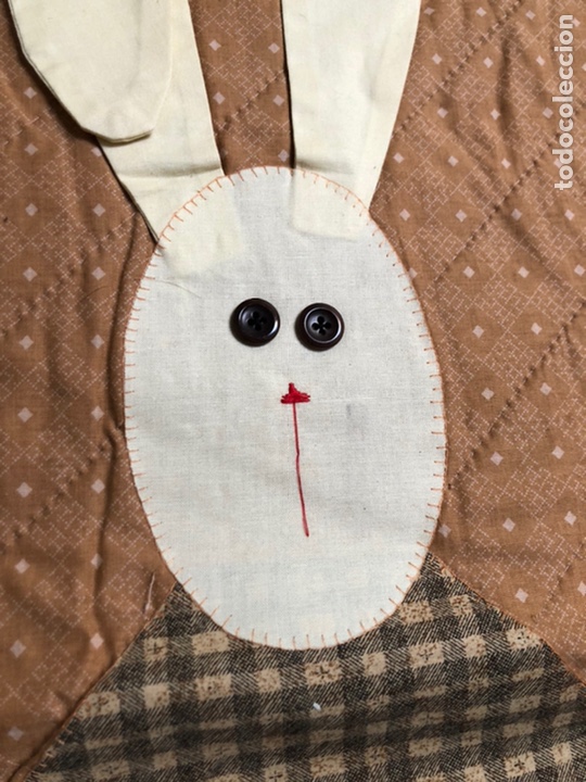 Artesan&iacute;a: COLCHA PARA CUNA DE PATCHWORK-ALGOD&Oacute;N-HECHA A MANO CON CARI&Ntilde;O - Foto 4