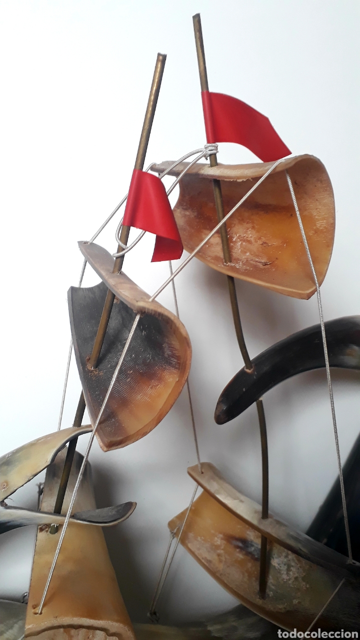 Artesan&iacute;a: Barco de cuernos grande - Foto 4