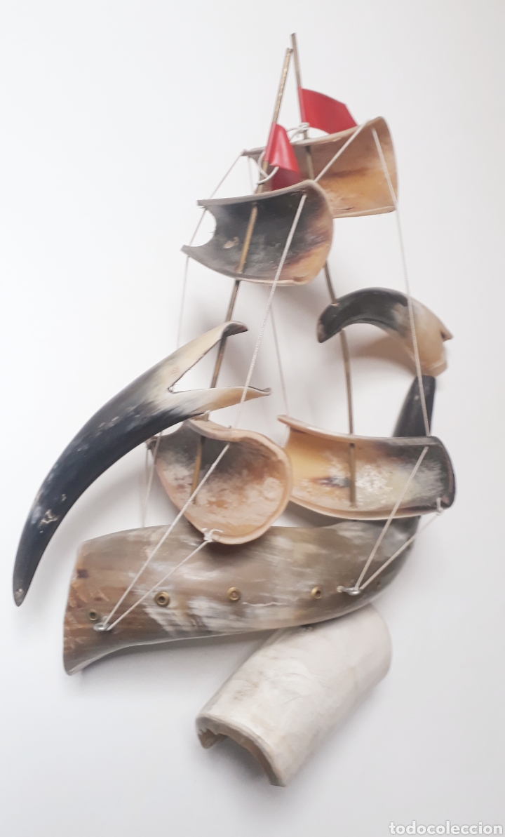 Artesan&iacute;a: Barco de cuernos grande - Foto 5