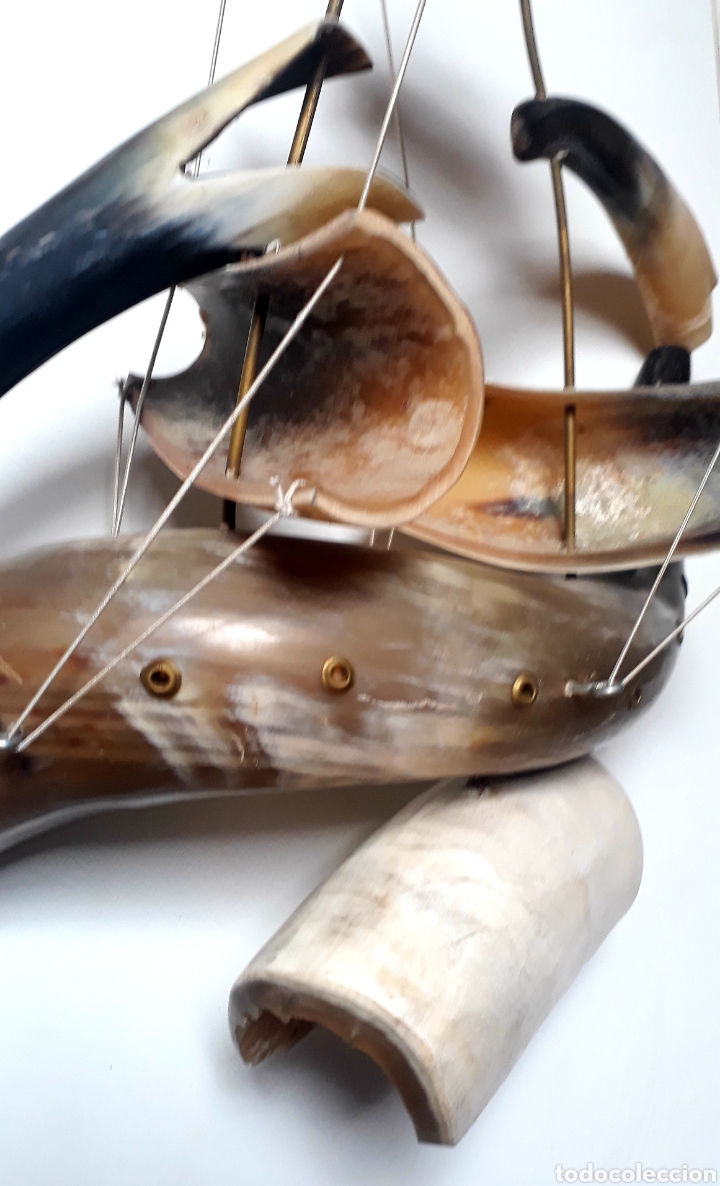 Artesan&iacute;a: Barco de cuernos grande - Foto 6